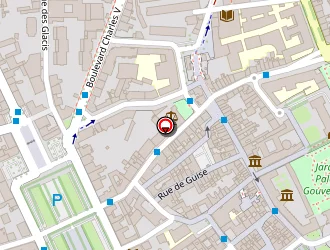 Carte de Les Oliviers à Nancy