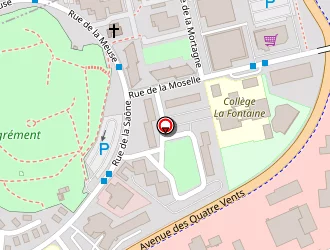 Carte de Cerfrance Adheo à Laxou