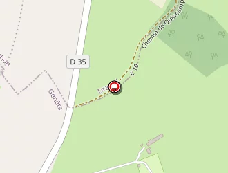 Carte de Camping La Pérame à Genêts