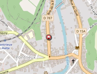 Carte de La Poste à Pontrieux