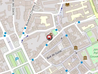 Carte de Hôtel De Guise à Nancy