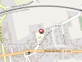 Carte de Ferté Bernard à Merlerault (le)