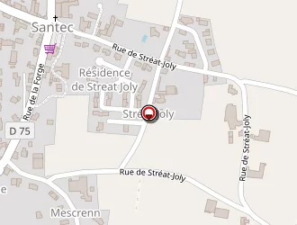 Carte de Fileterie Manche Océan à Santec