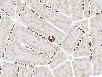 Carte de La Souris Verte à Yerres