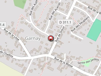 Carte de Ecole à Garnay