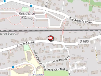 Carte de Les Agapes à Orsay