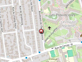 Carte de Collège Albert Camus à Brunoy