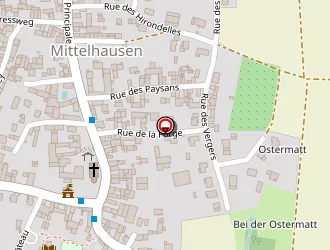 Carte de Freund Marc à Mittelhausen