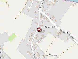 Carte de Kerleguer (ets) à Santec