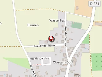 Carte de Ferme Saint André à Friedolsheim