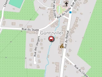 Carte de Rohner à Guntzviller