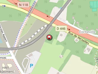 Carte de Cent Pour Cent Nature à Orsay