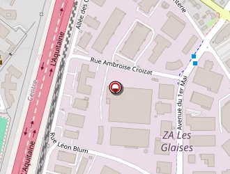 Carte de Swiss Post Solutions à Palaiseau