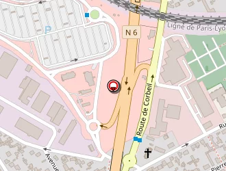 Carte de Amc Transport Express à Montgeron