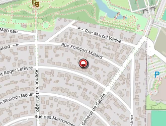 Carte de Maison Chauvel à Paray-vieille-poste