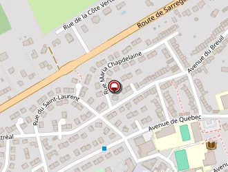 Carte de Choup'a Dog à Seichamps