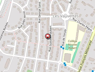 Carte de Gymnase Nicolas Robert à Vernouillet