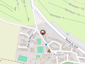 Carte de Roche Nicolas à Saint-aubin