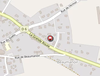 Carte de Grot André à Ploëzal