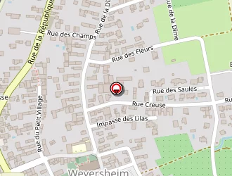 Carte de La Nath A Caro à Weyersheim