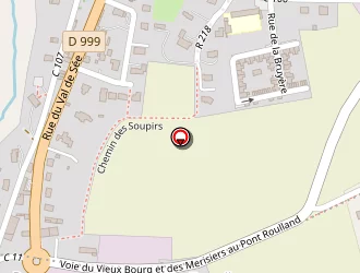 Carte de Gd Plessis à Brécey