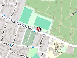 Carte de Collège Bellevue à Crosne