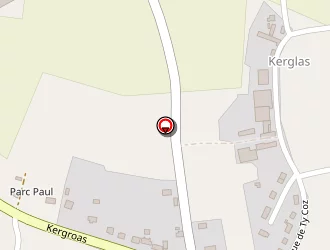 Carte de De Kerglas (earl) à Ploëzal