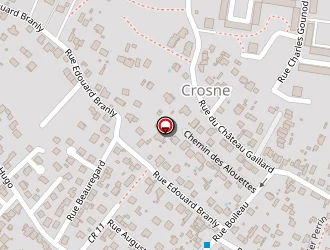 Carte de Laire Bernard à Crosne