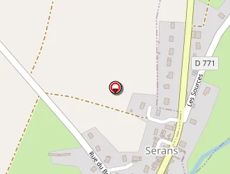 Carte de Pitel à Serans