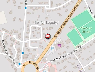 Carte de Bel Air Elec à Lannion