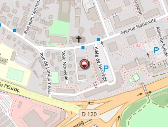 Carte de Sorenet à Massy