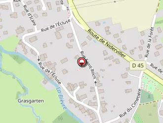 Carte de Brisach à Buhl-lorraine