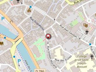 Carte de Ar Prioldi à Lannion