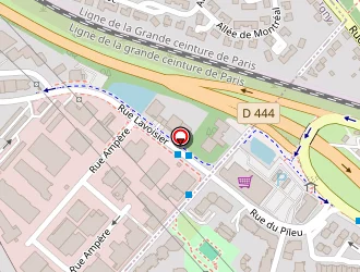 Carte de Mouret à Igny