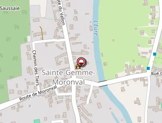 Carte de Garage De La Rocade à Sainte-gemme-moronval