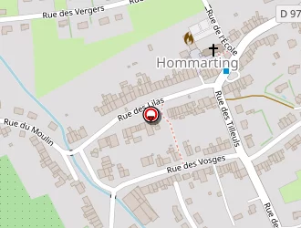 Carte de Dindinger Annie à Hommarting