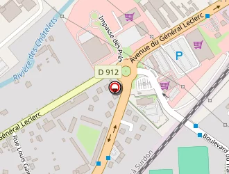 Carte de Restos Du Coeur à Dreux