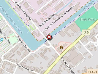 Carte de Espace Coiffure Beauté à Saverne