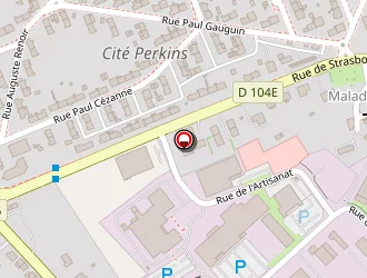 Carte de Optical Megastore à Sarrebourg