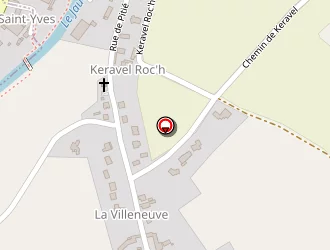 Carte de Abraham Vincent à Roche-derrien (la)