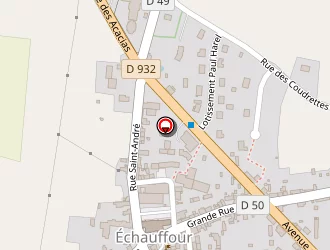 Carte de Salle Polyvalente à Échauffour