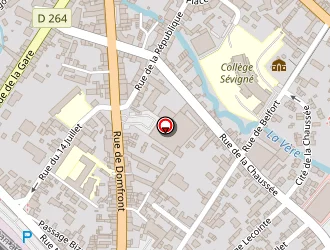 Carte de Espace Enseignes à Flers