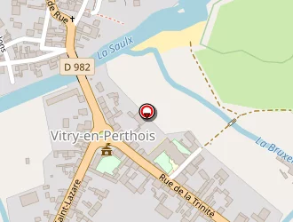 Carte de La Pavoise à Vitry-en-perthois