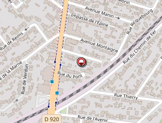 Carte de Magasin De Antony à Antony