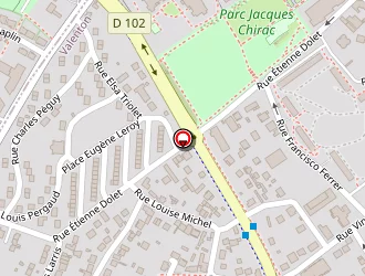 Carte de Miroiterie Services à Valenton