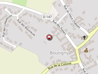 Carte de La Poste à Boutigny-prouais
