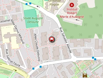 Carte de Association Aurore à Valenton