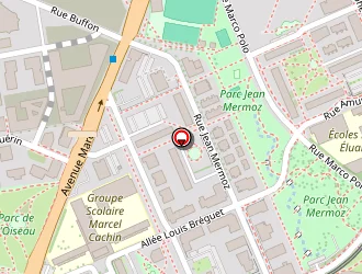 Carte de Auto Ecole Les Saules à Orly