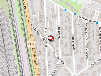 Carte de Waris Institut à Villeneuve-saint-georges