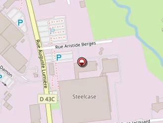 Carte de Steelcase Sa à Sarrebourg